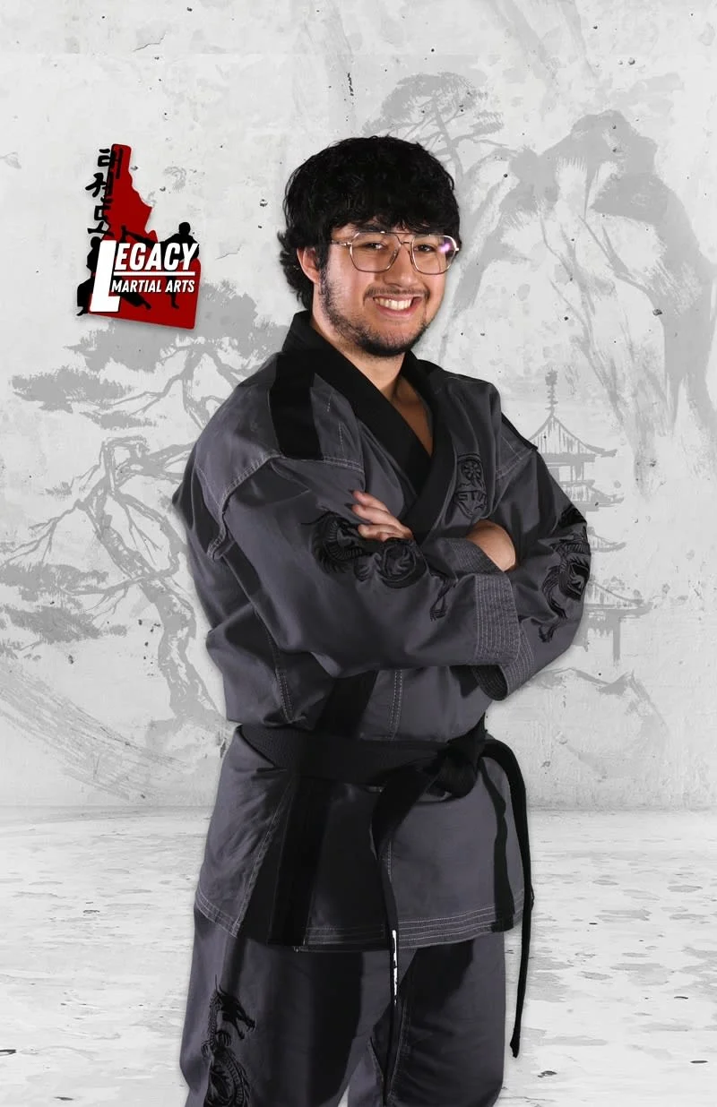 Portrait of Jaden Vong, Certified Instructor at Legacy Martial Arts in Meridian, ID